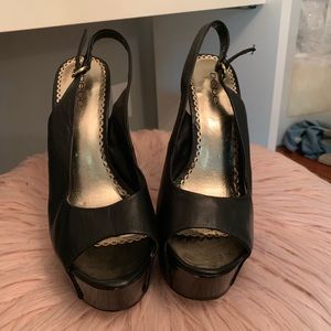 Bebe black pumps